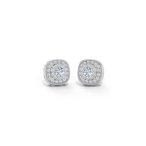 Classic Diamond Stud Earrings