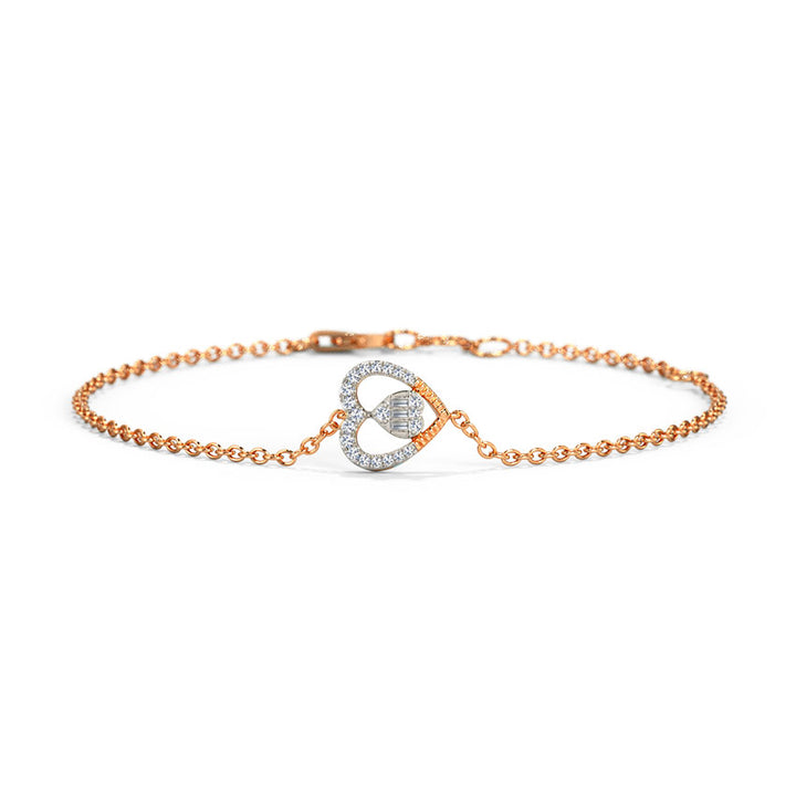 Selona Heart Diamond Bracelet