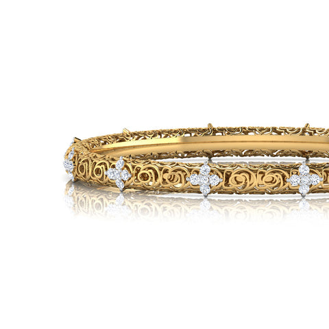 Georgia Trellis Diamond Bangle