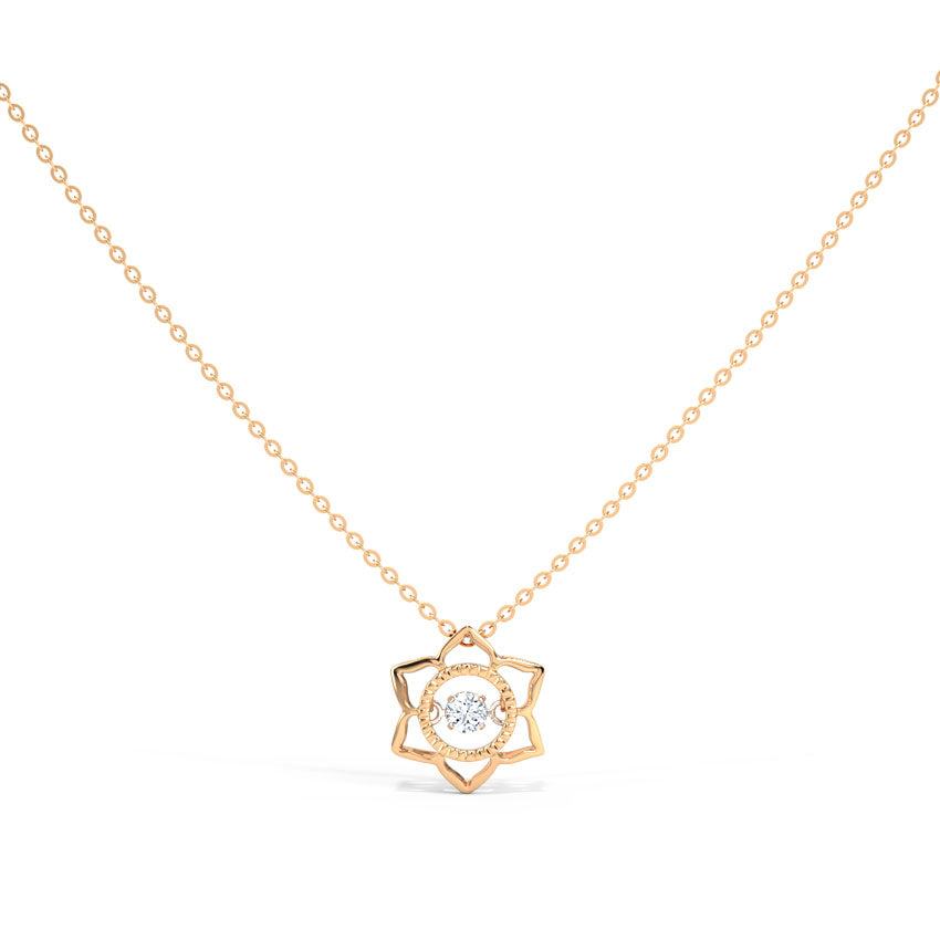 Lily Heartbeat Diamond Necklace