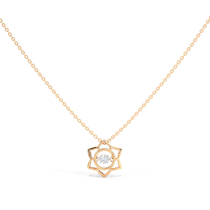 Lily Heartbeat Diamond Necklace