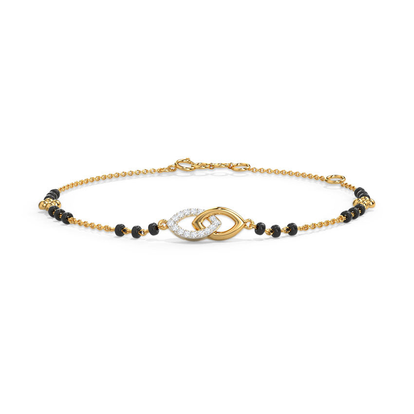 Amoli Diamond Mangalsutra Bracelet