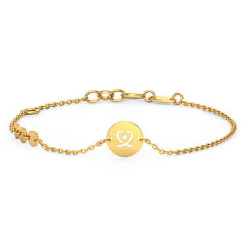 Looped in Love Gold Bracelet