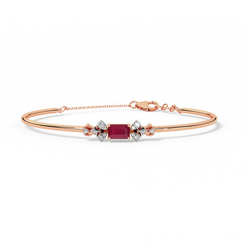 Gardenia Bloom Gemstone Bracelet