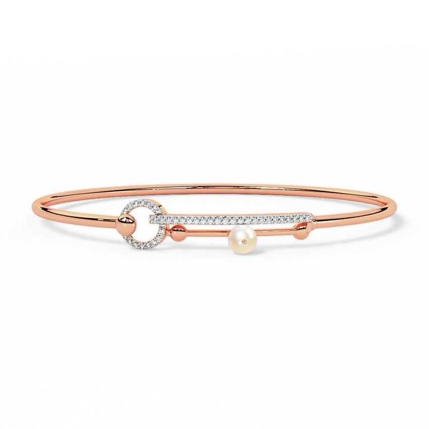 Lily Diamond Tube Bracelet