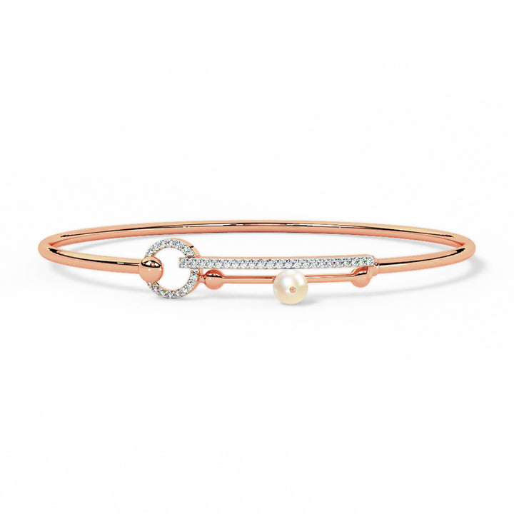 Lily Diamond Tube Bracelet