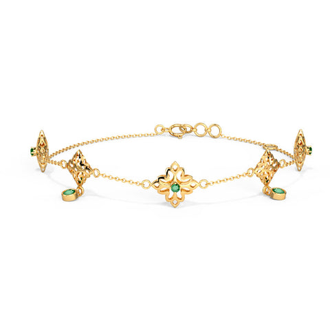 Nitara Cutout Gemstone Bracelet
