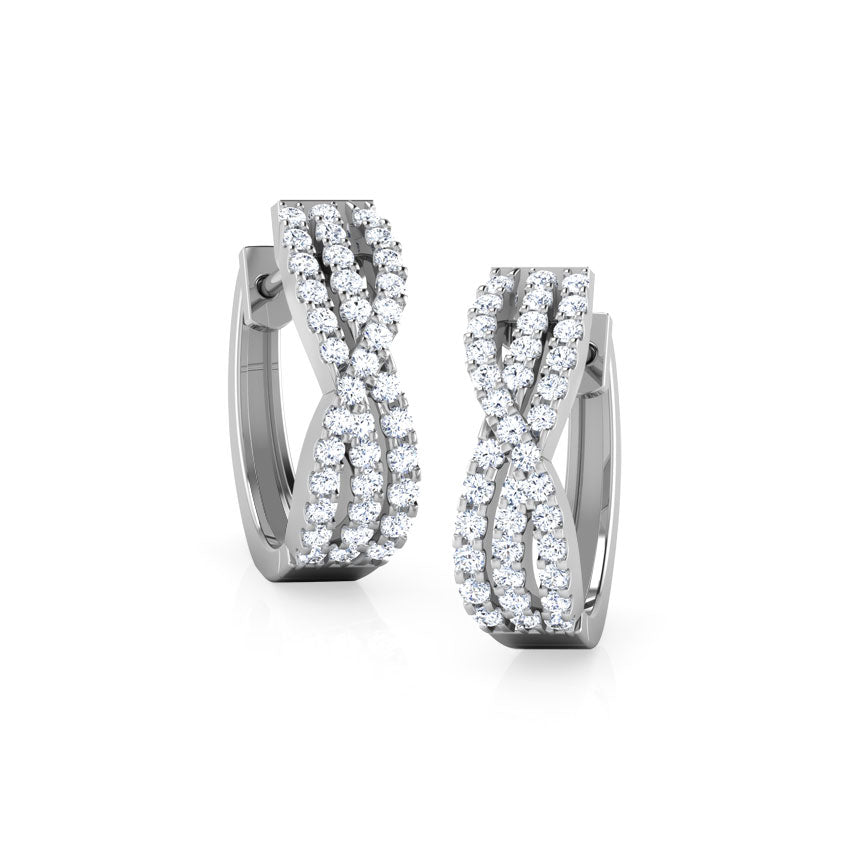 Lovise Diamond Hoop Earrings