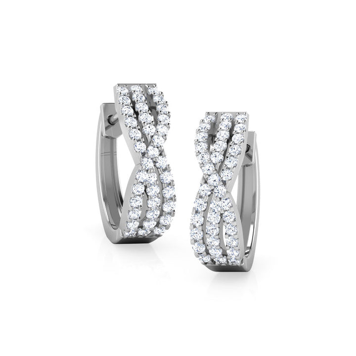 Lovise Diamond Hoop Earrings