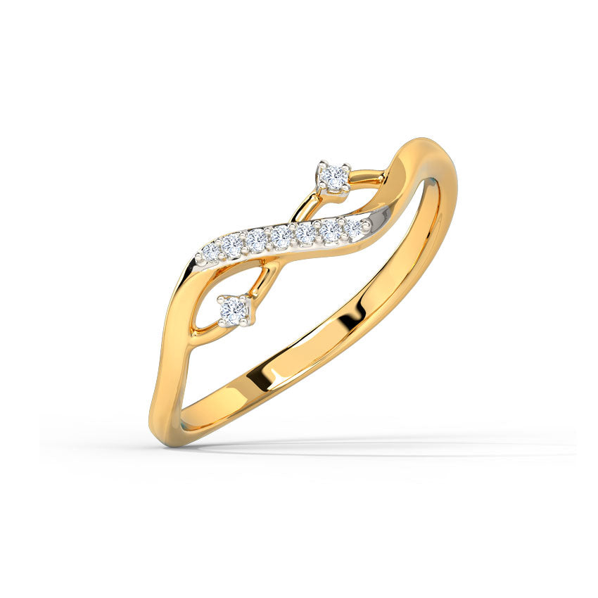 Sparkle Intertwined Infinity Diamond Ring