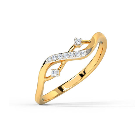 Sparkle Intertwined Infinity Diamond Ring
