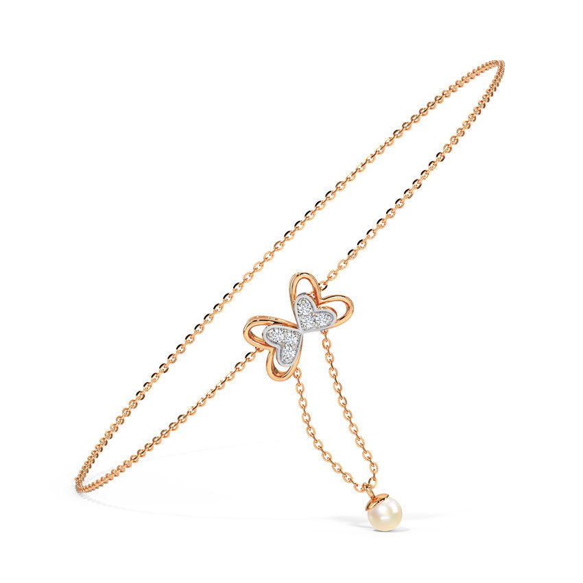 Cute Bow Adjustable Pearl Bracelet