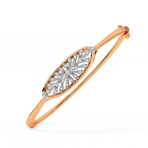 Radiant Roots Diamond Oval Bracelet