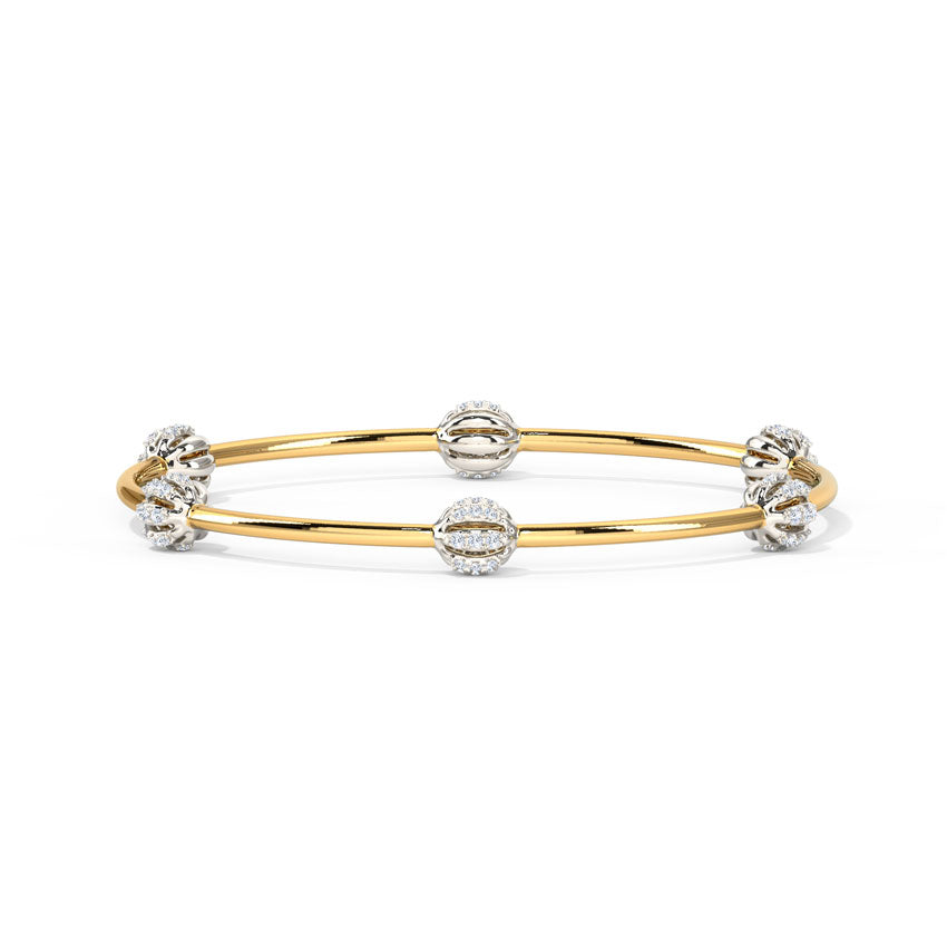 Glorious Orb Diamond Bangle
