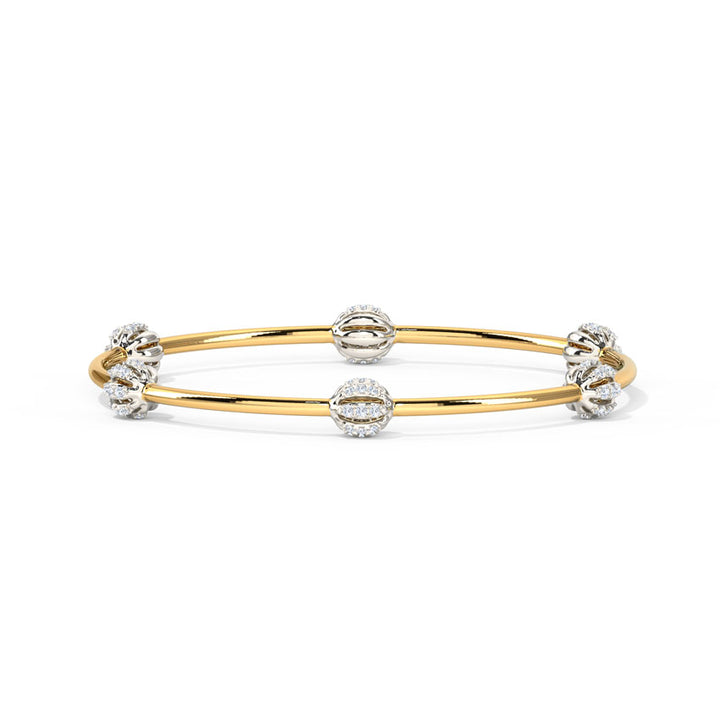 Glorious Orb Diamond Bangle