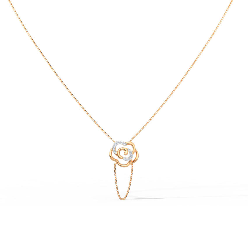 Floret Sway Diamond Necklace