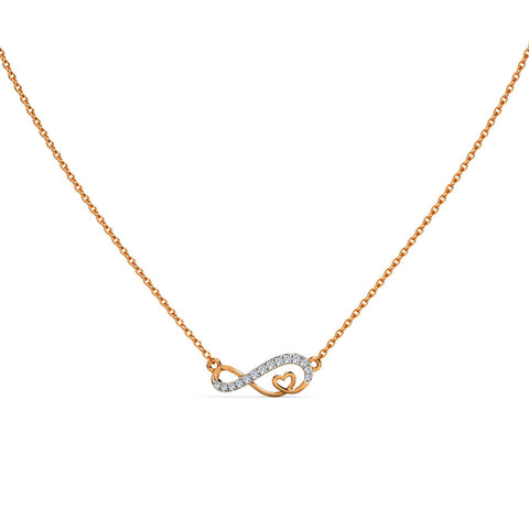 Amoura Infinity Diamond Necklace