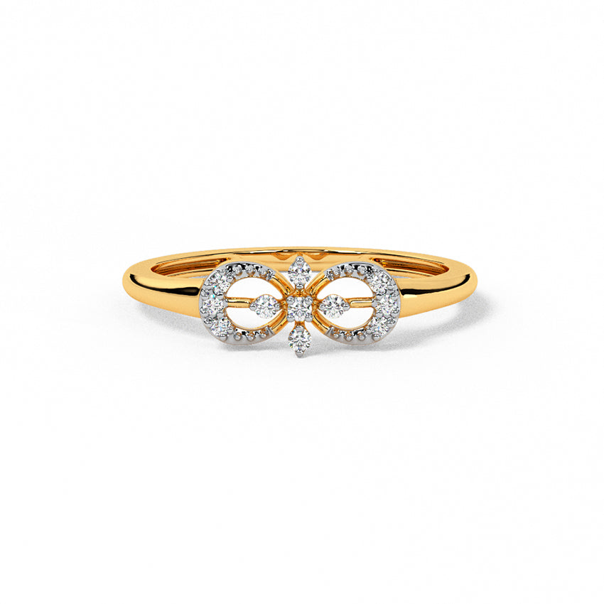 Elegant Floret Diamond Ring