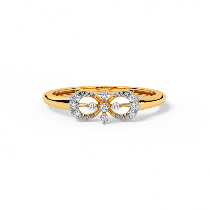 Elegant Floret Diamond Ring