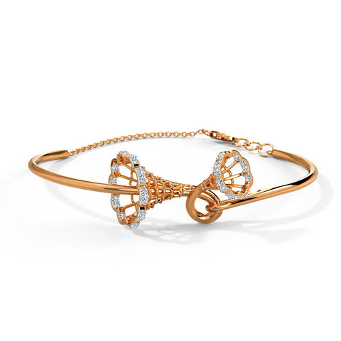 Graz Twisted Diamond Bracelet