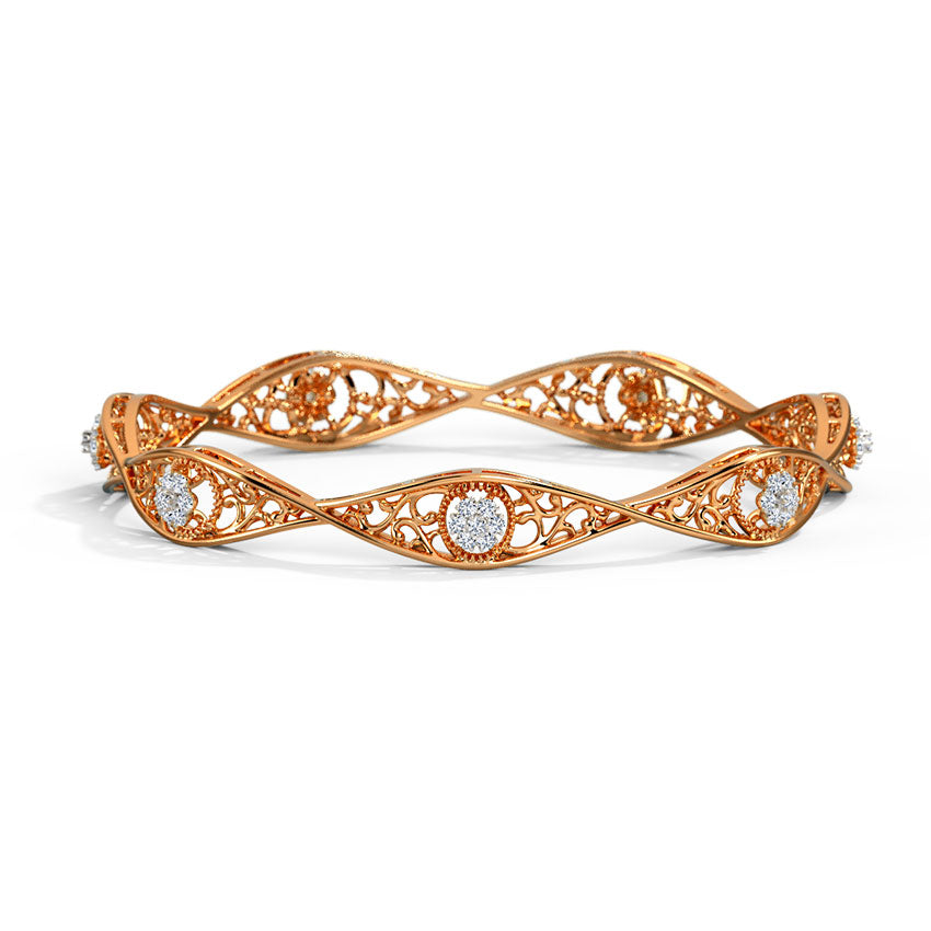 Twiz Diamond Bangle