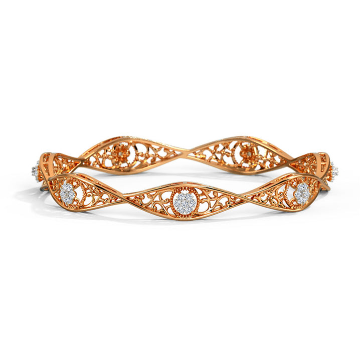 Twiz Diamond Bangle