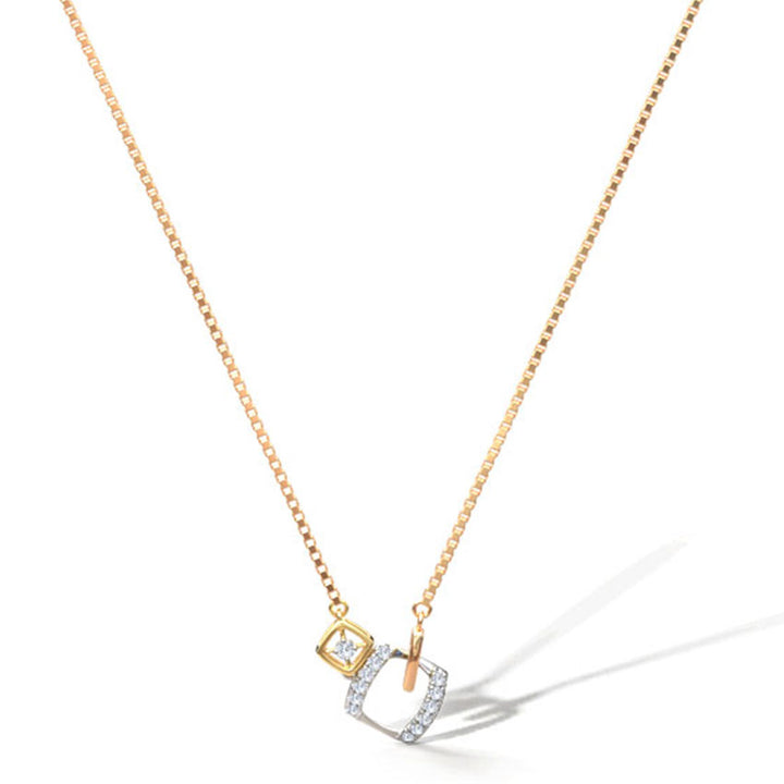 Juliet Geometric Diamond Necklace