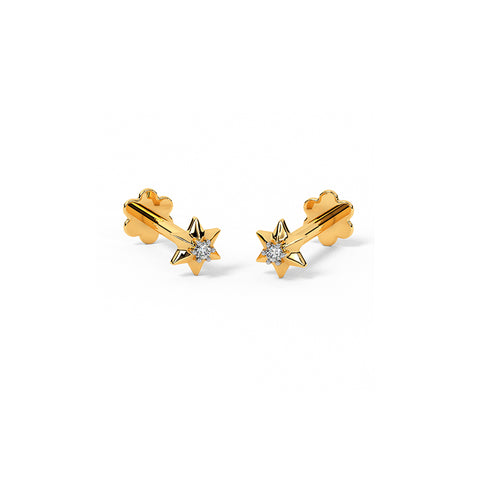 Celestial Multipierce Diamond Stud Earrings