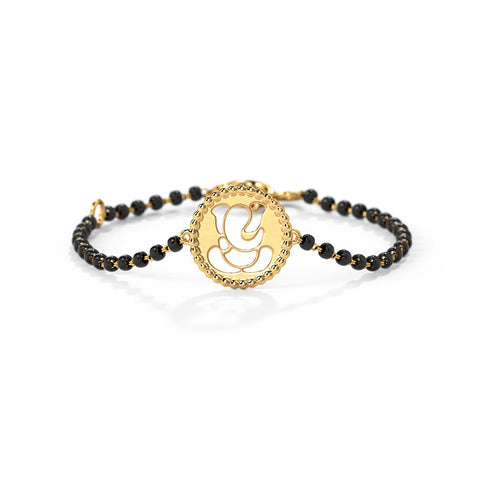 Ganesha Baby Nazaria Gold Bracelet