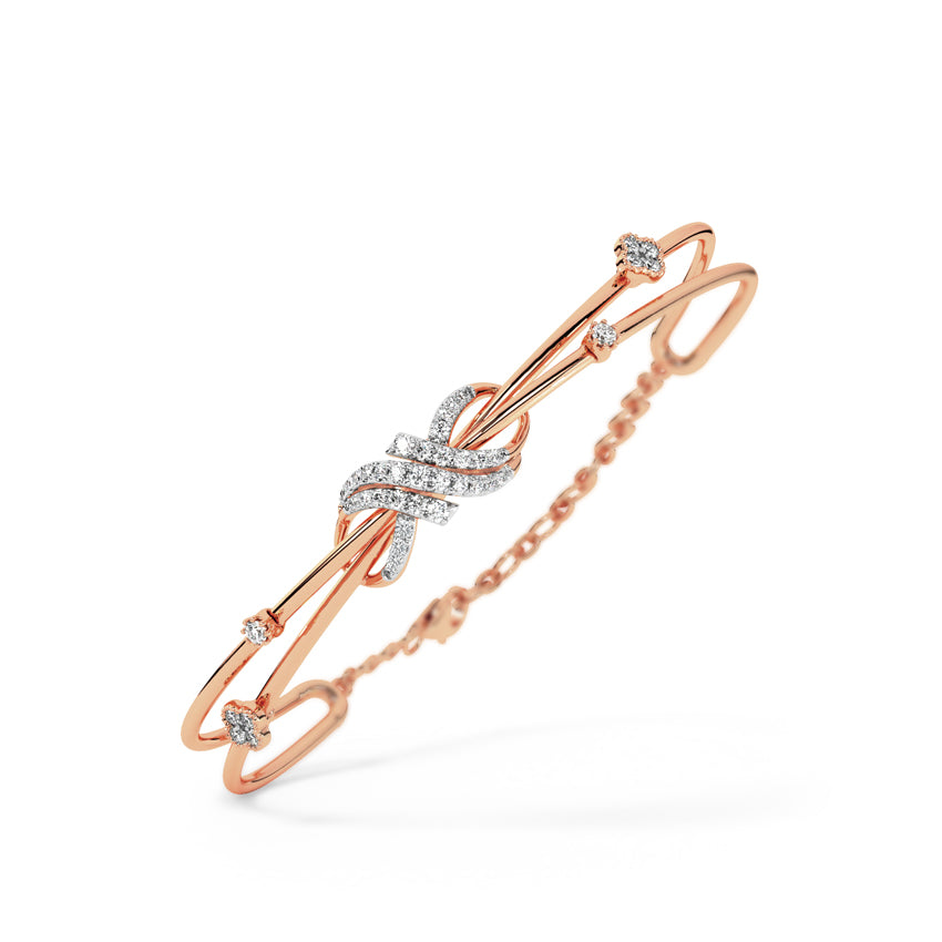 Janya Twisted Diamond Bracelet