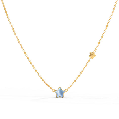 Twinkling Star Kids' Gold Necklace