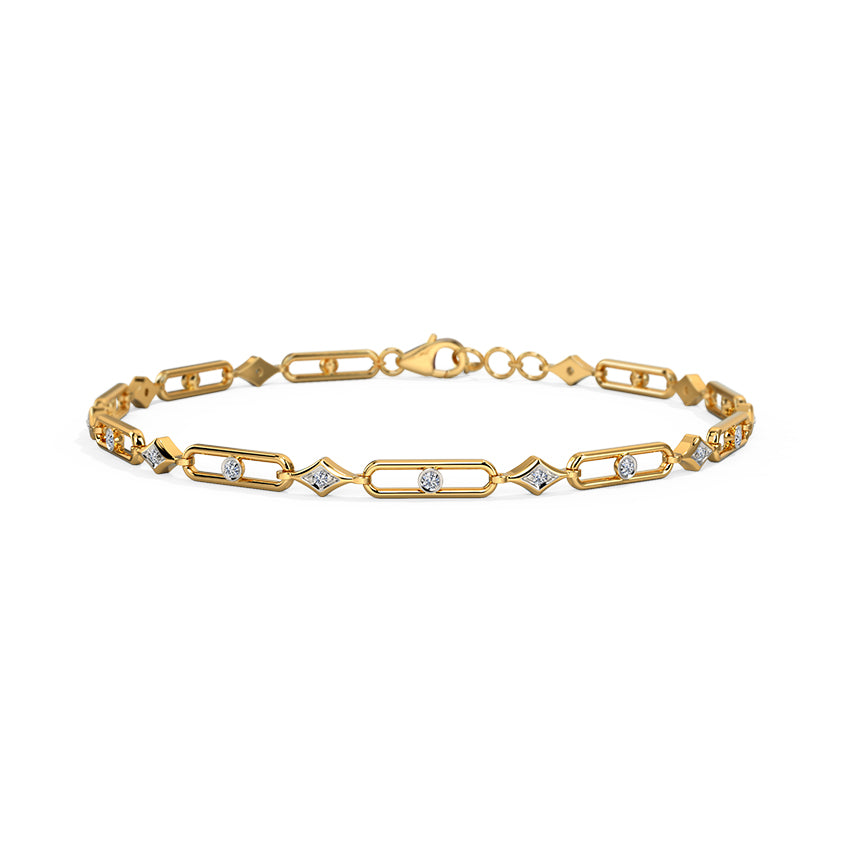 Glint & Glow Diamond Chain Bracelet