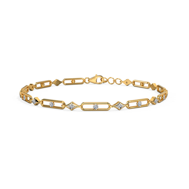 Glint & Glow Diamond Chain Bracelet