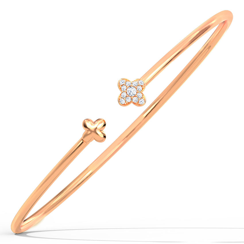 Duo Bud Diamond Bracelet
