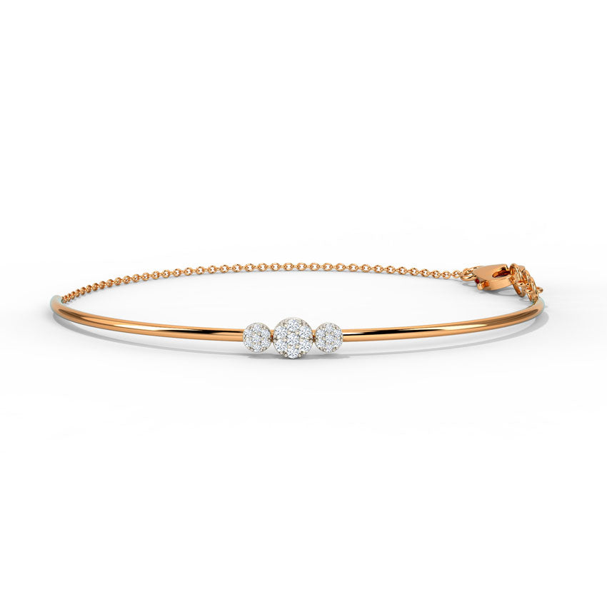 Triad Sparkle Diamond Bracelet