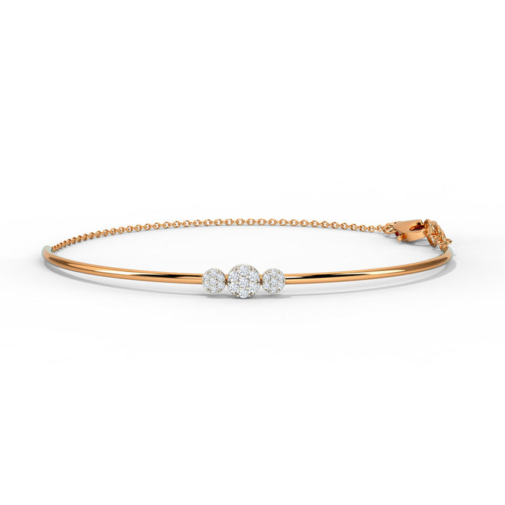 Triad Sparkle Diamond Bracelet