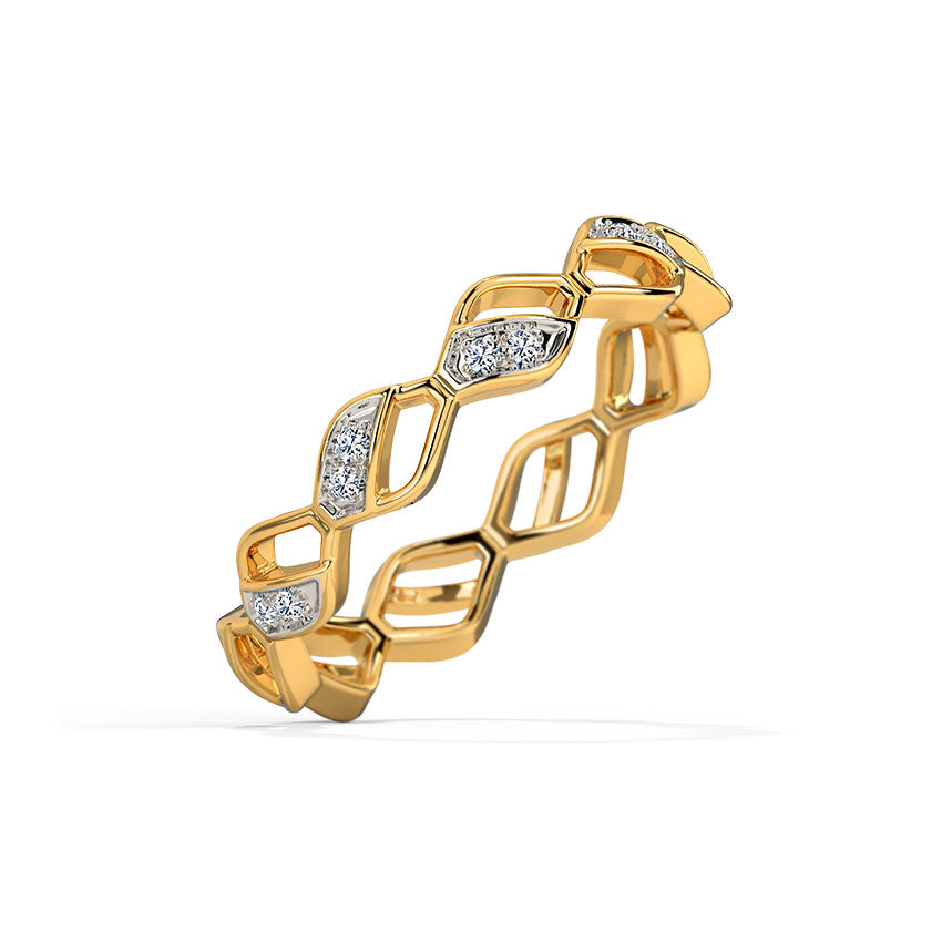 Shining Swivel Diamond Band