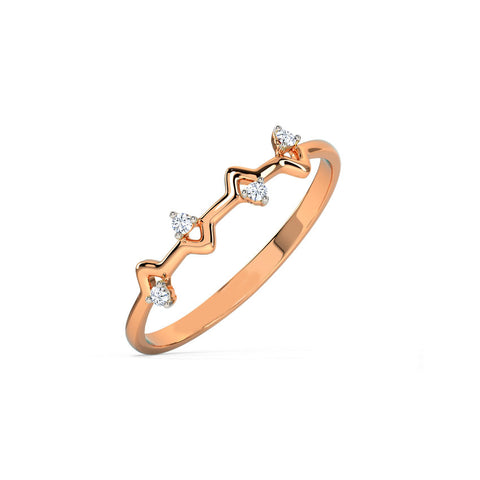 Classic Geometric Diamond Band