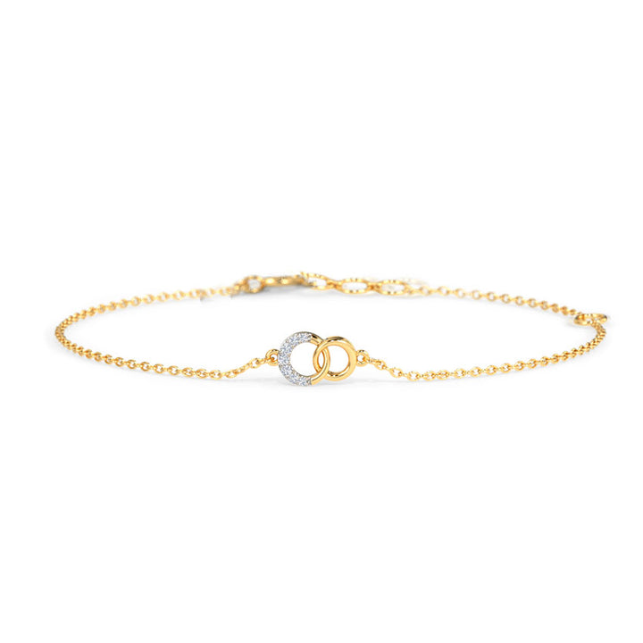 Eternally Linked Diamond Chain Bracelet
