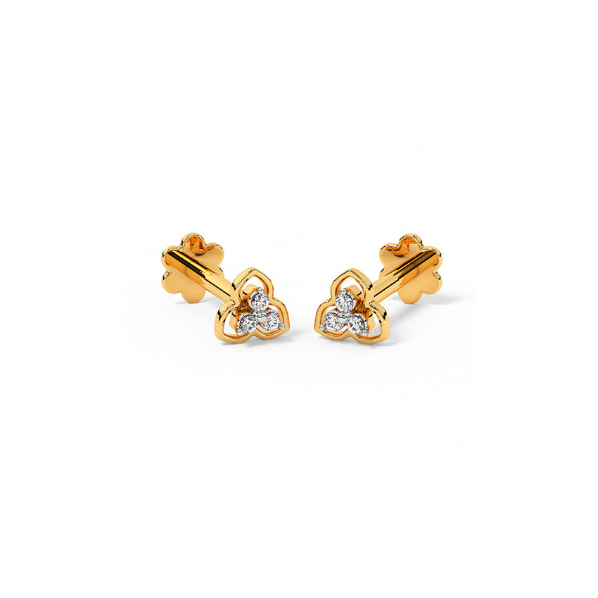 Fairy Multipierce Diamond Stud Earrings