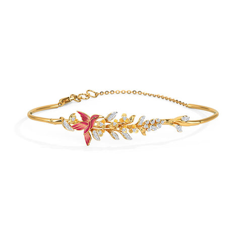 Graceful Bird Diamond Bracelet