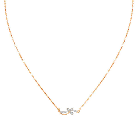 Florid Diamond Necklace
