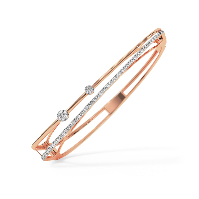 Sparkle Strand Diamond Oval Bracelet