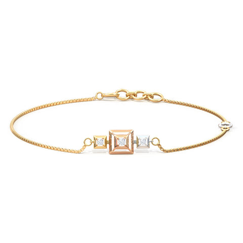 Erin Square Diamond Bracelet