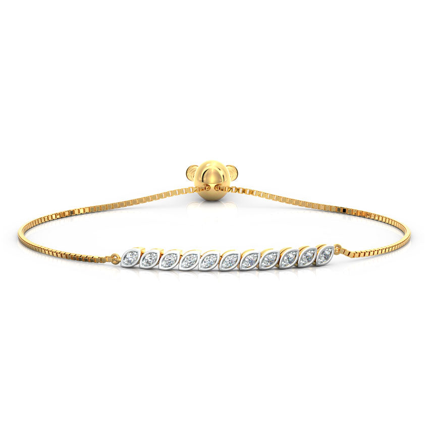 Petals Adjustable Diamond Bracelet