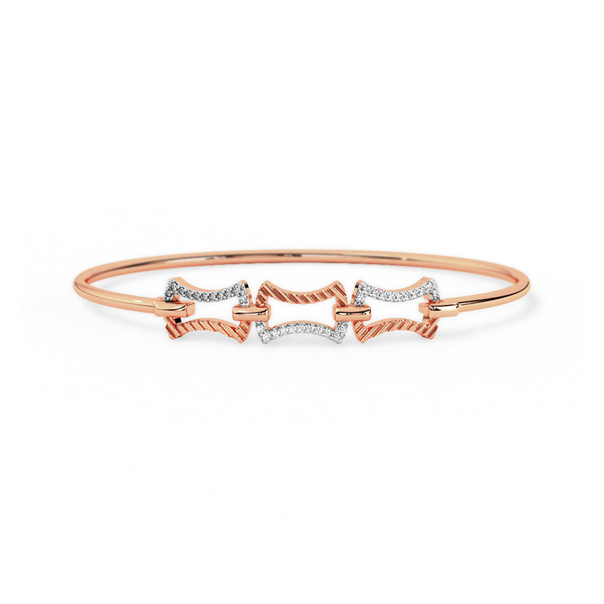 Aria Diamond Tube Bracelet