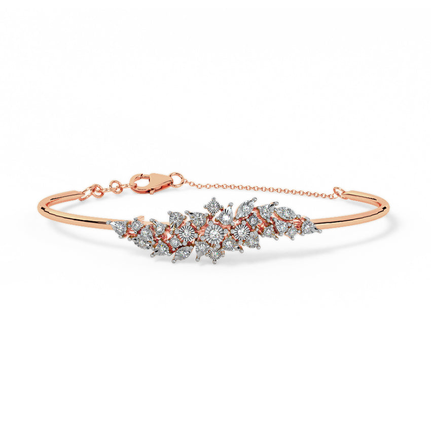 Glittering Eve Diamond Tube Bracelet