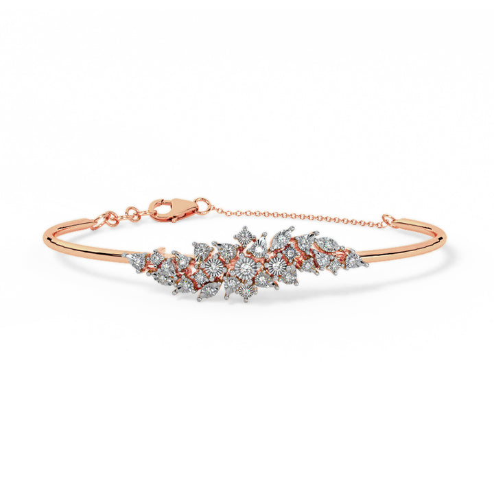 Glittering Eve Diamond Tube Bracelet