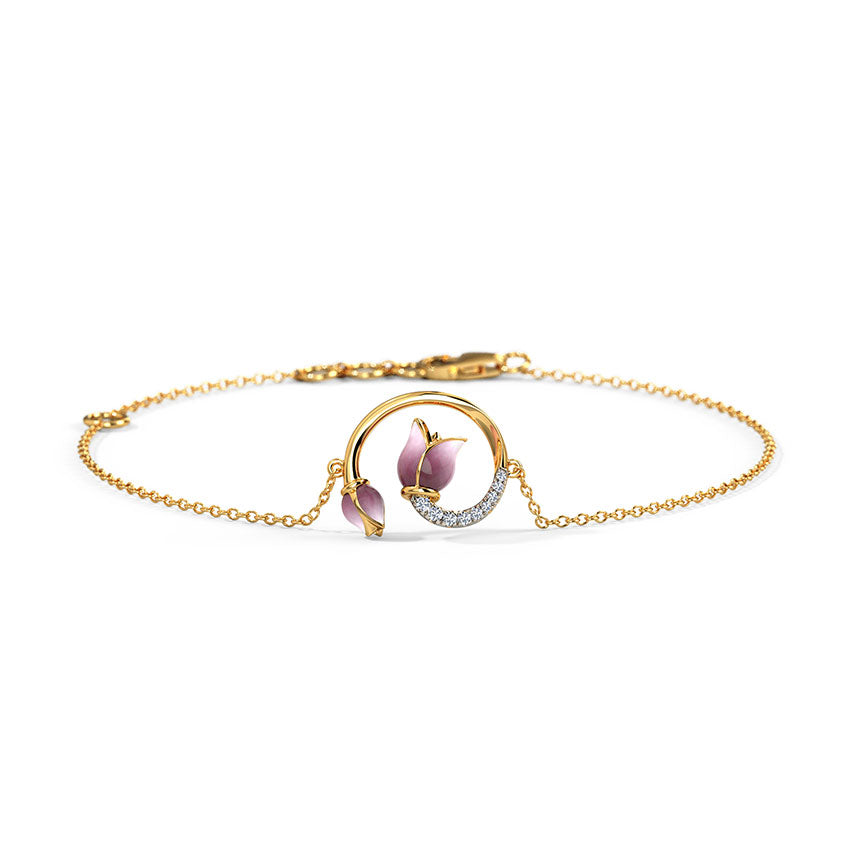 Dianella Tulip Diamond Bracelet