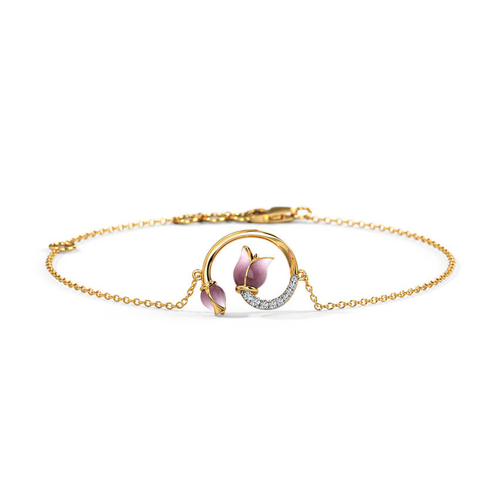 Dianella Tulip Diamond Bracelet